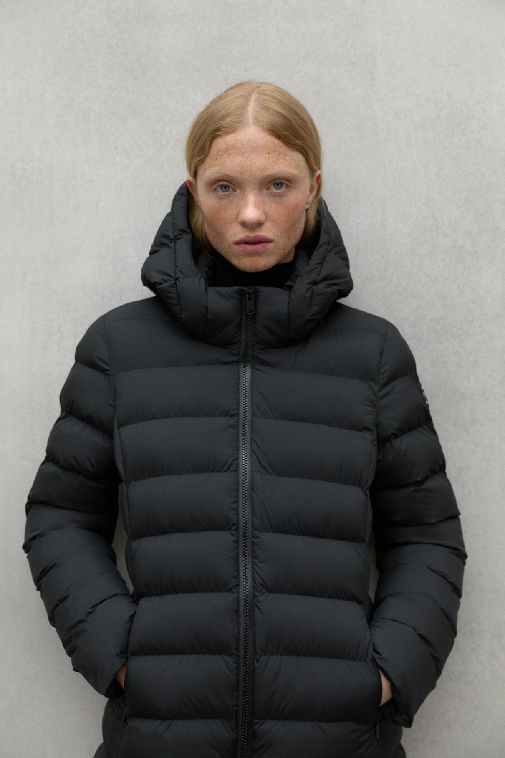 Ecoalf BLACK CRONULLA COAT Liquidación