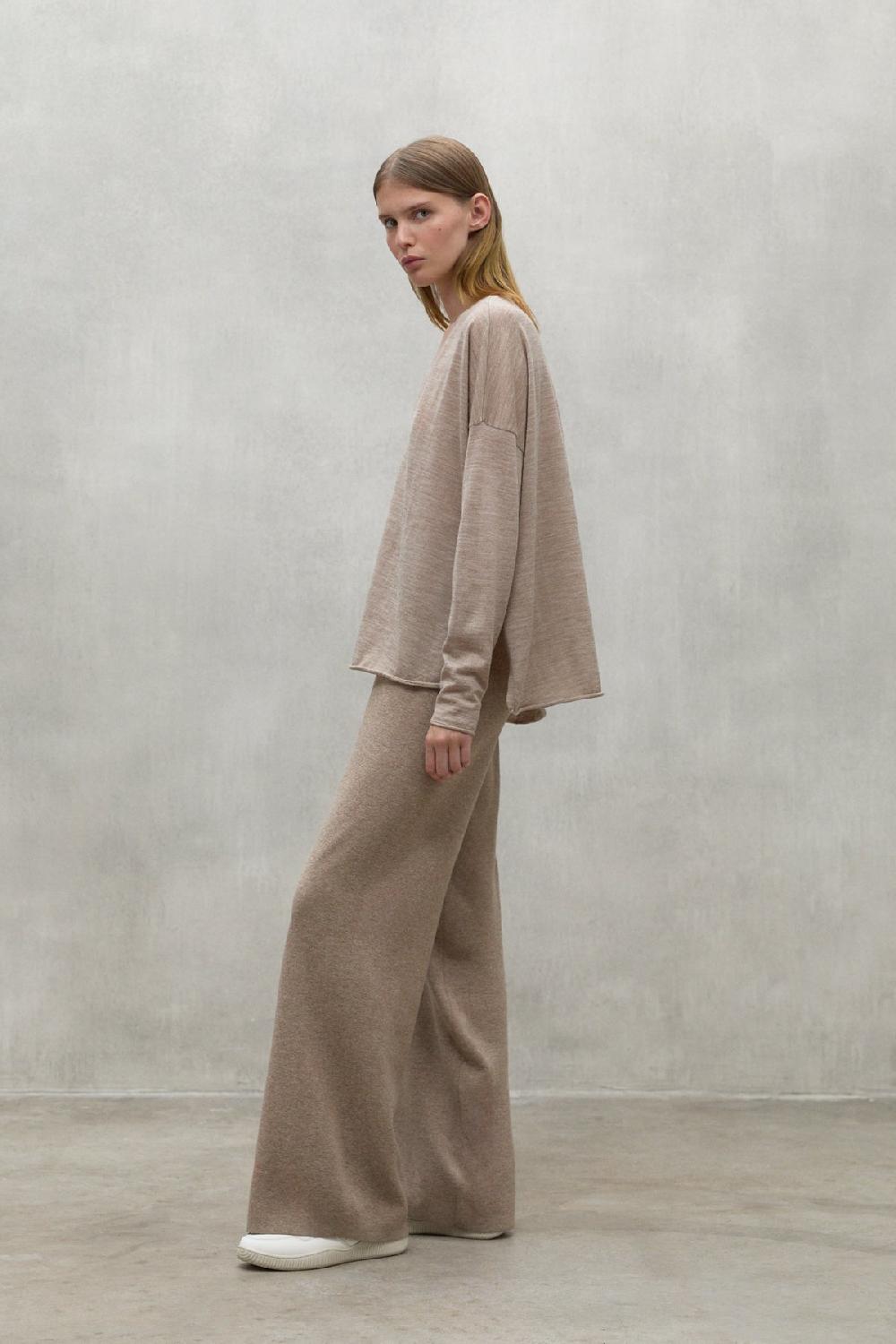 Ecoalf BEIGE CABRI TROUSERS Precios de Black Friday
