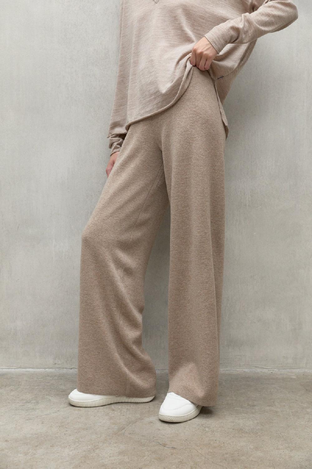 Ecoalf BEIGE CABRI TROUSERS Precios de Black Friday