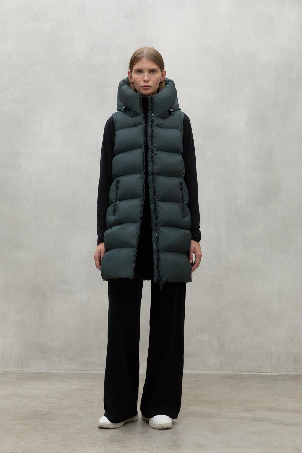 Ecoalf DARK GREEN MANLIE WAISTCOAT Libre de impuestos