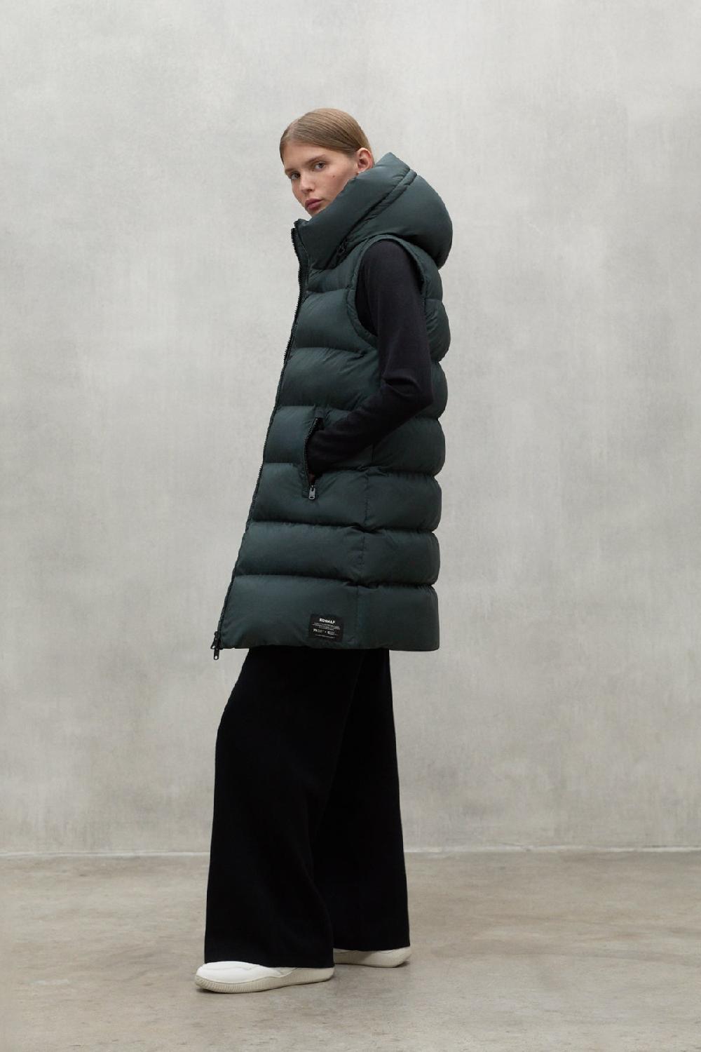 Ecoalf DARK GREEN MANLIE WAISTCOAT Libre de impuestos