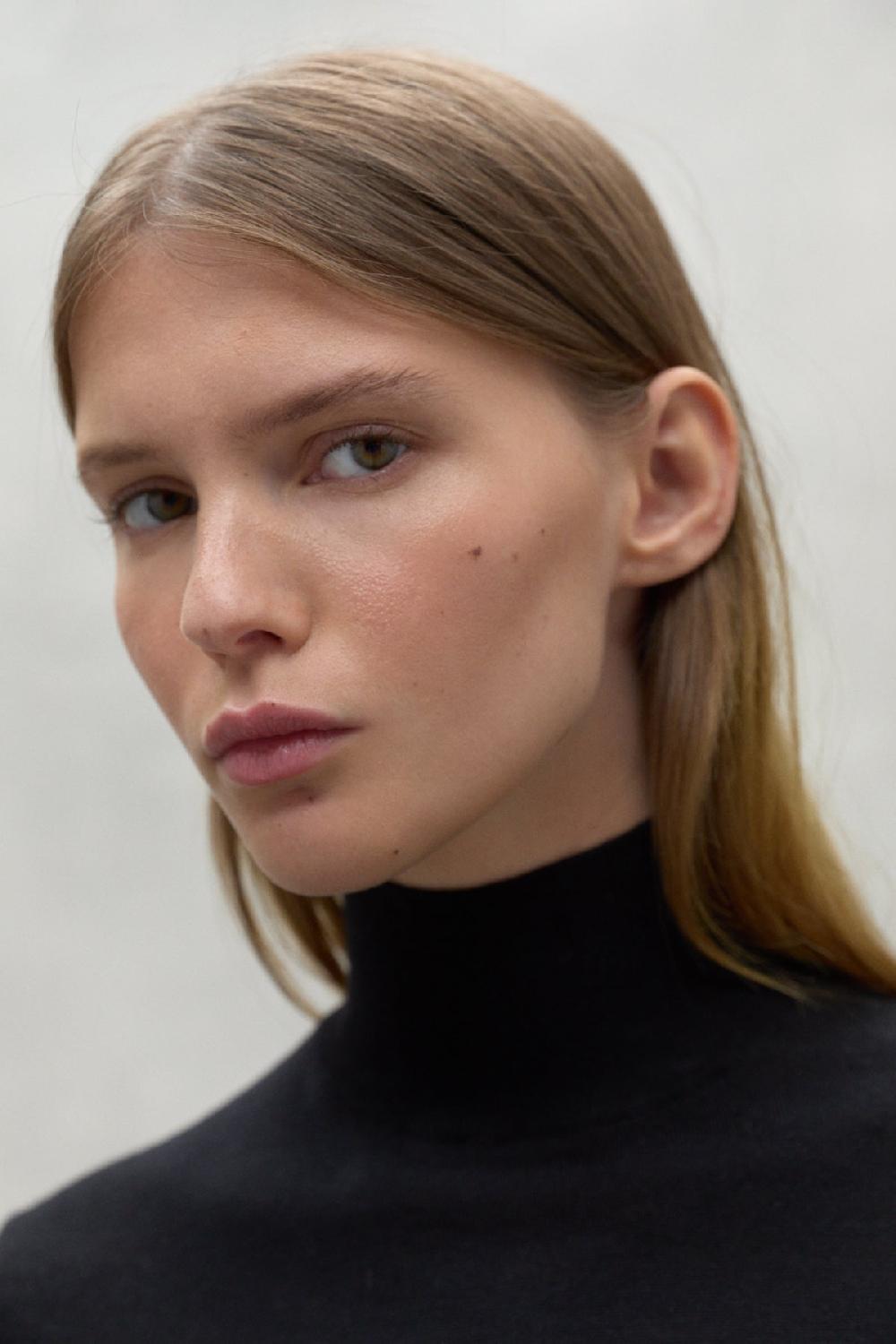 Ecoalf JUMPER COLLAR FAYA BLACK Oferta exclusiva