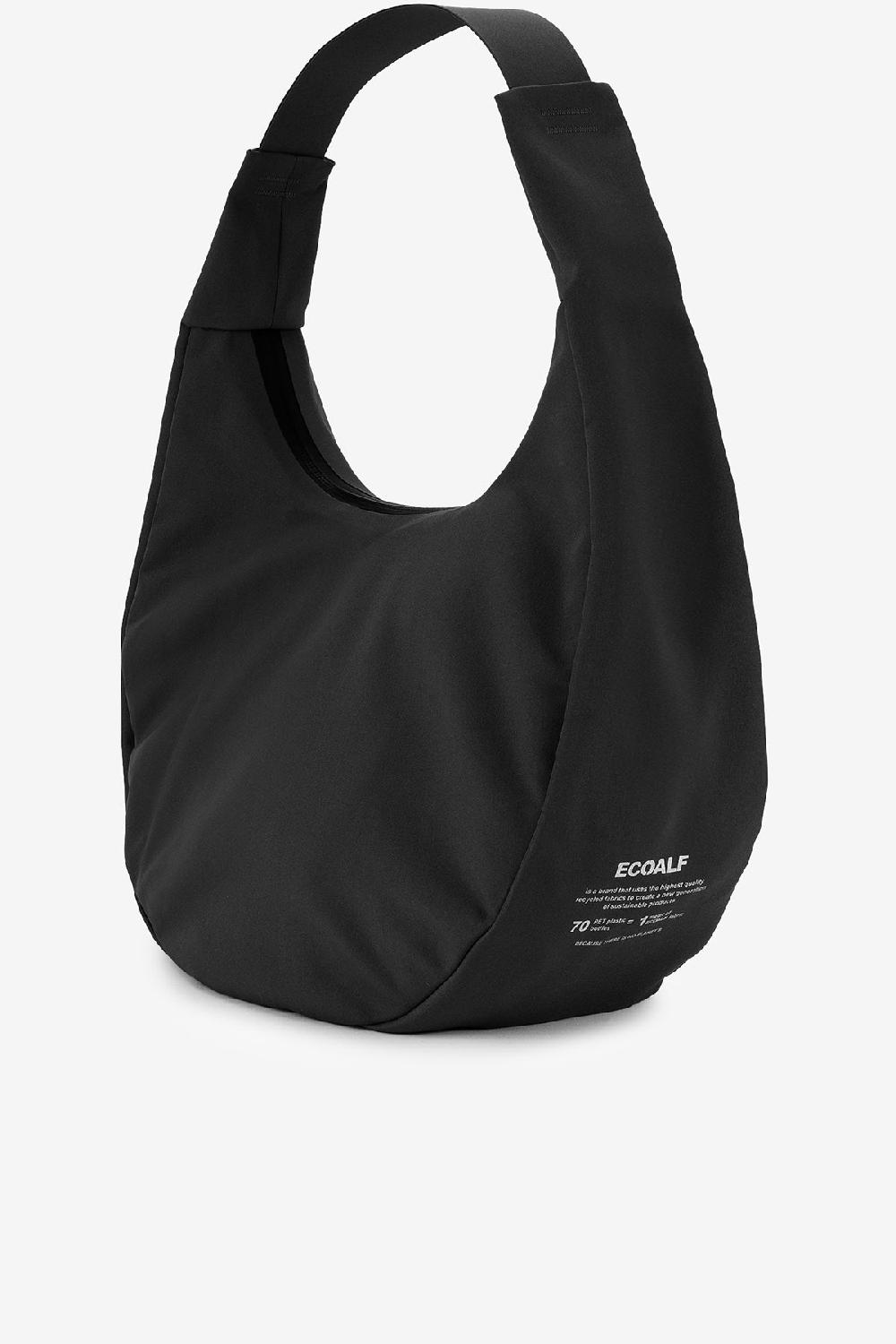 Ecoalf BLACK BONDED SLING BAG Ofertas de temporada