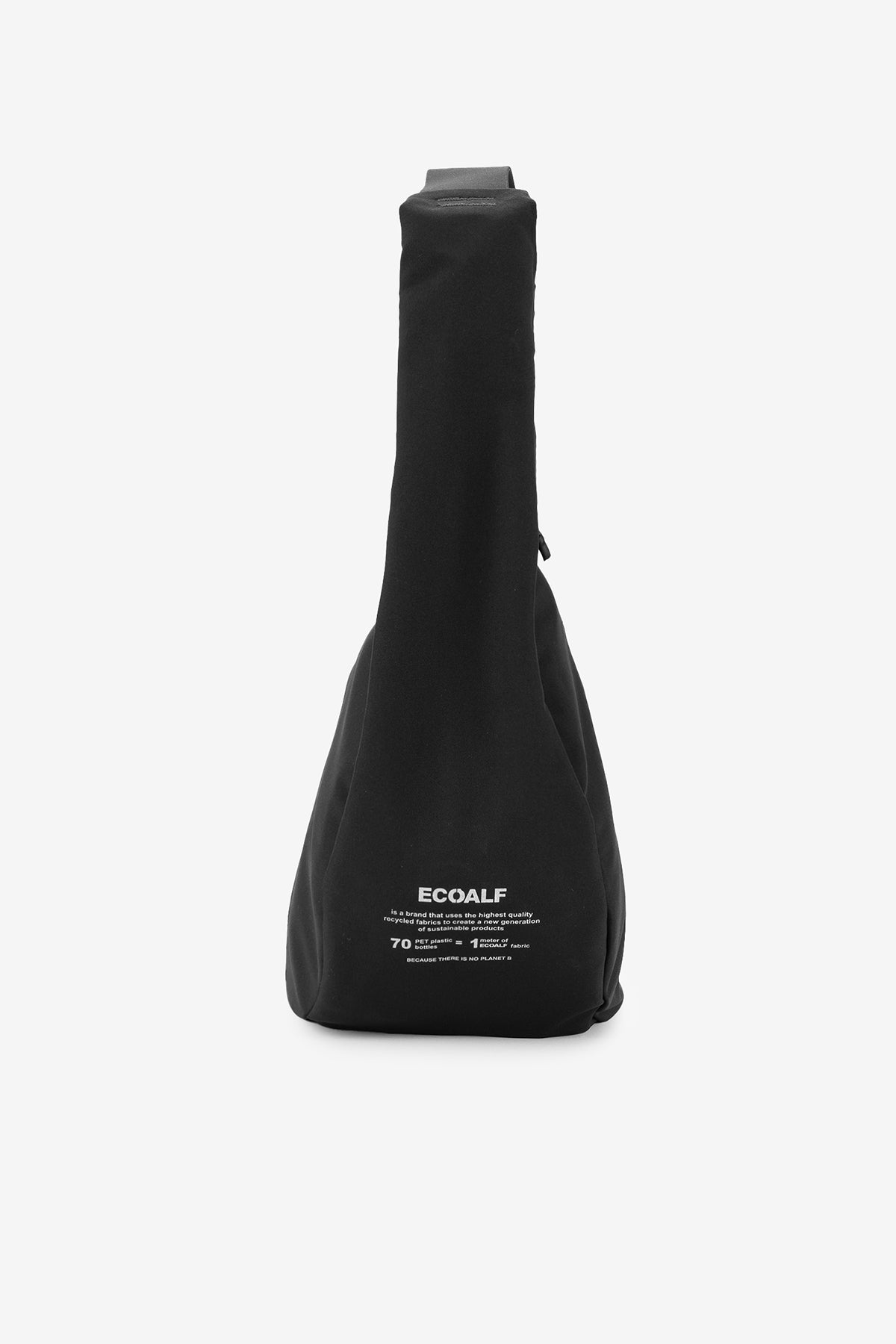 Ecoalf BLACK BONDED SLING BAG Ofertas de temporada