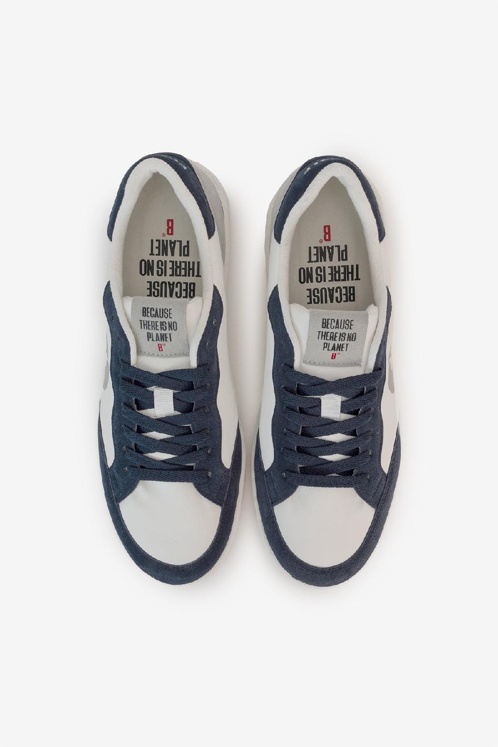 Ecoalf NAVY BLUE DEIA VEGAN LEATHER TRAINERS ÚLTIMAS EDICIONES