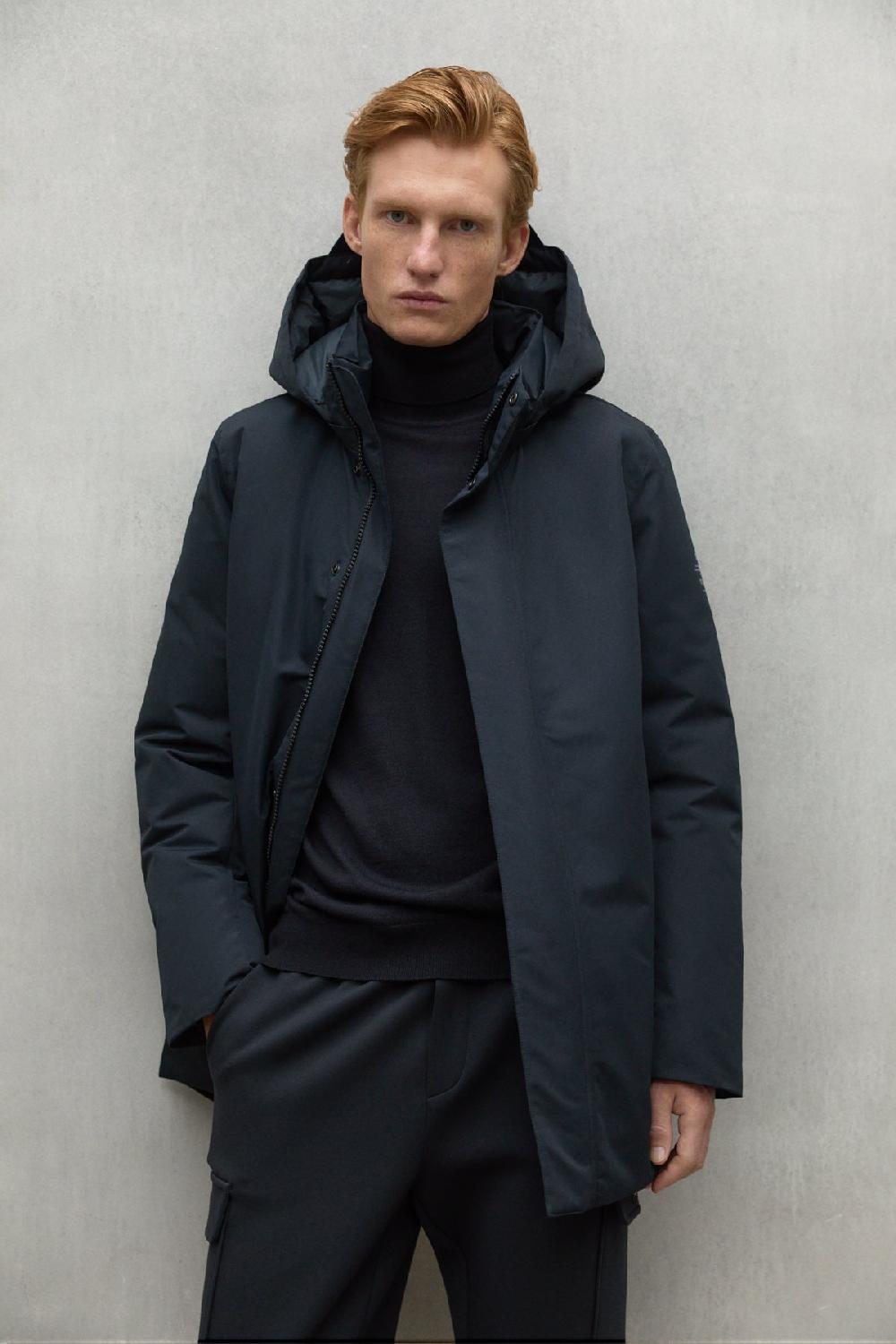 Ecoalf BLACK PARKO COAT Precio de fábrica