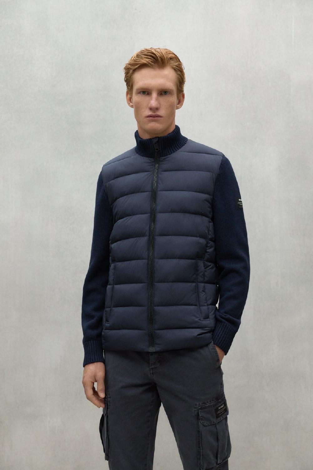Ecoalf NAVY BLUE KNITTED BIMI SWEATER Superdescuento