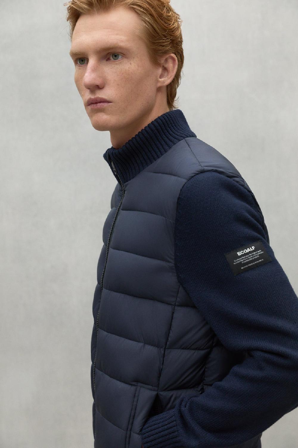 Ecoalf NAVY BLUE KNITTED BIMI SWEATER Superdescuento