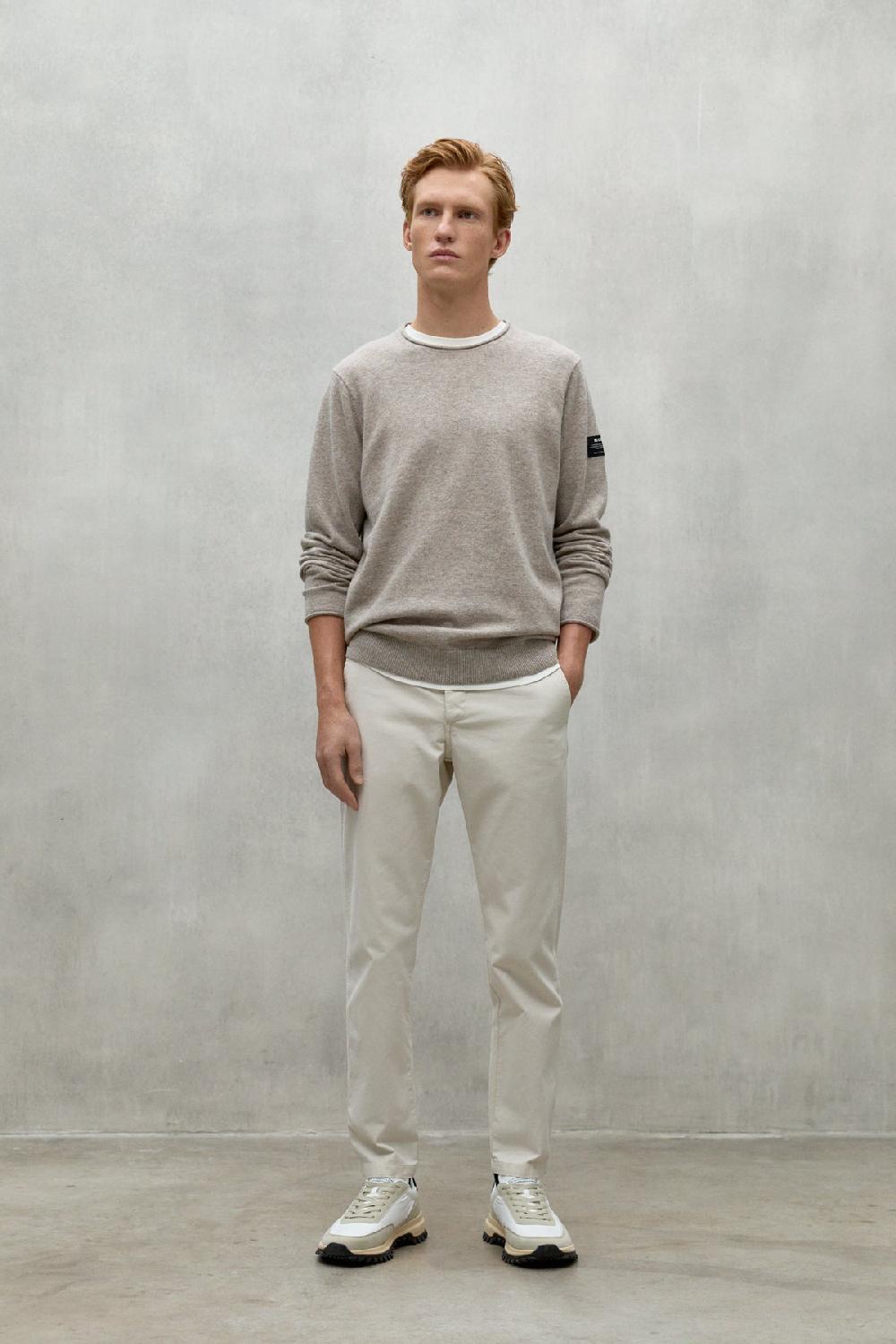 Ecoalf LIGHT BEIGE ARAS TROUSERS Tienda de fábrica