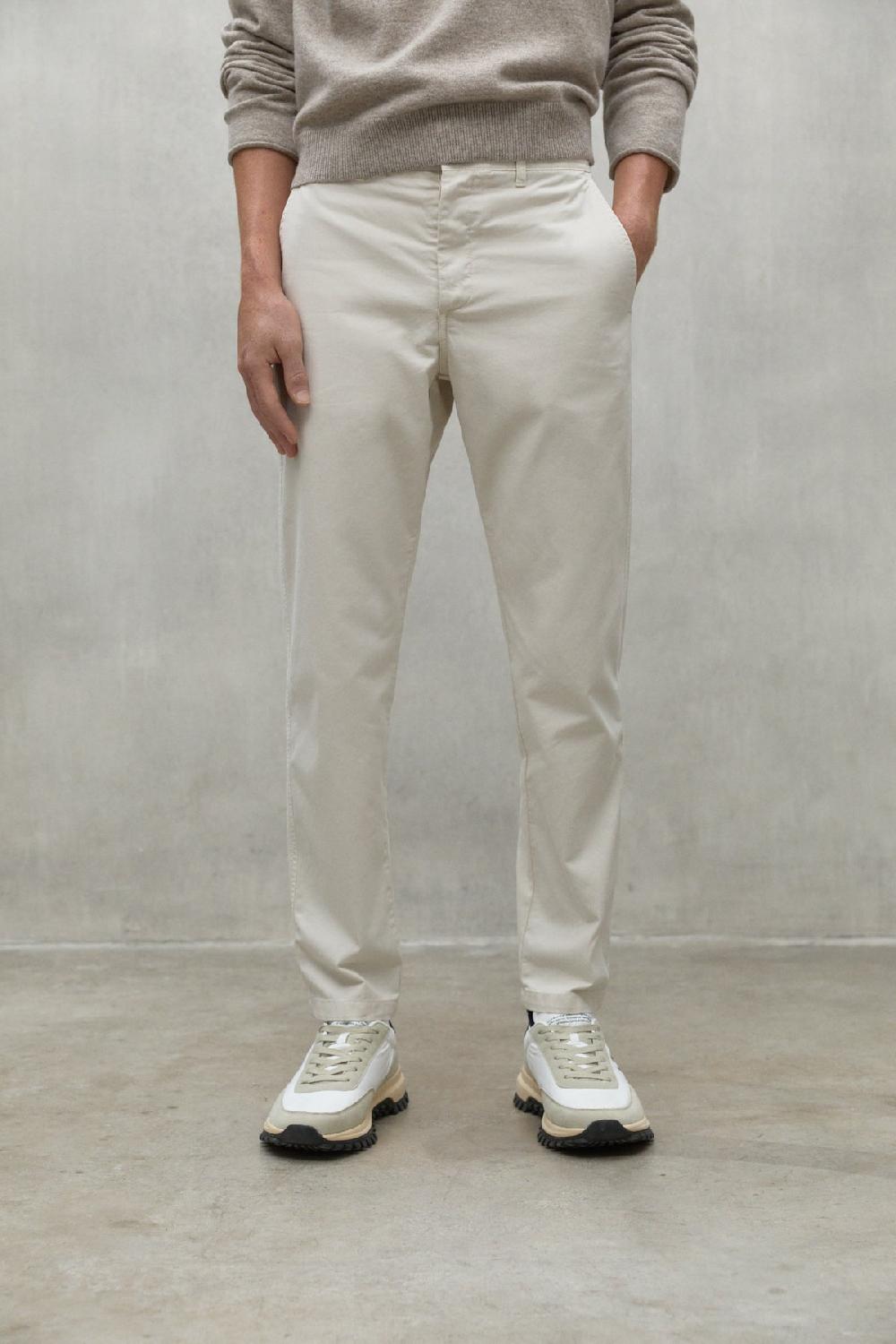 Ecoalf LIGHT BEIGE ARAS TROUSERS Tienda de fábrica