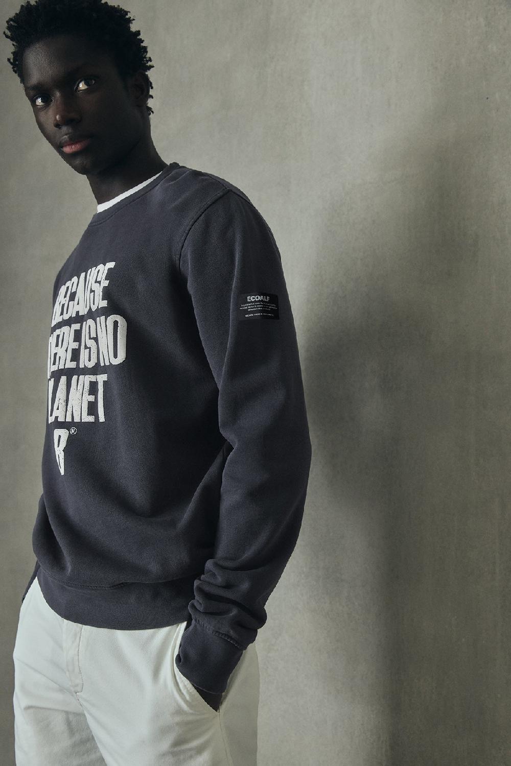 Ecoalf BLUE BARDER SWEATSHIRT Ahorra y exporta