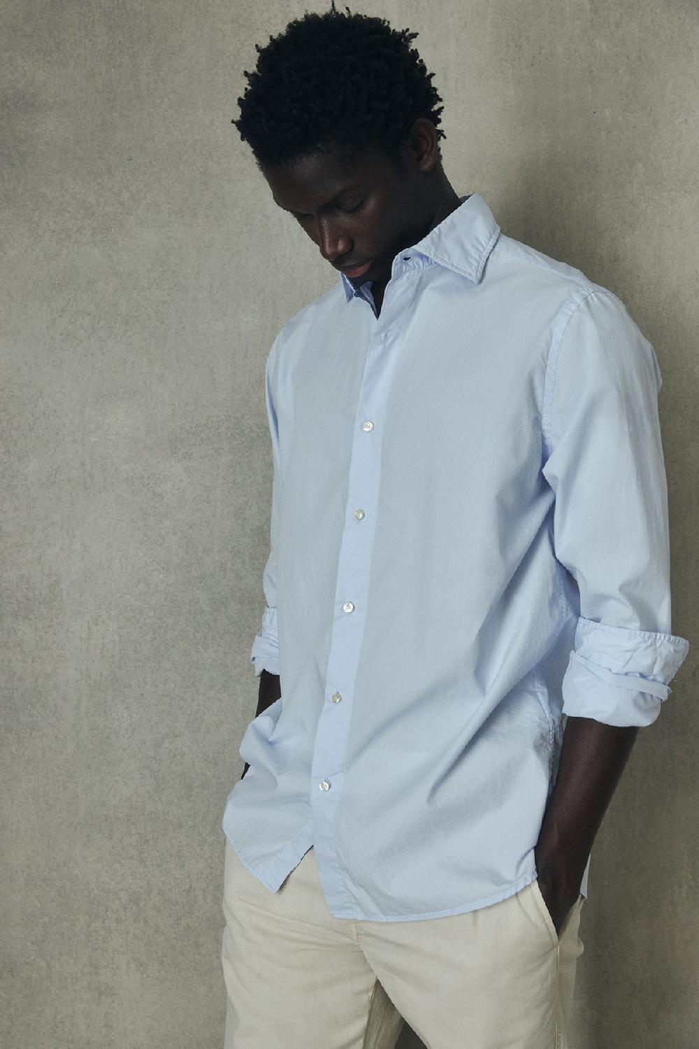 Ecoalf LIGHT BLUE ALFREDO SHIRT Descuentos del mes
