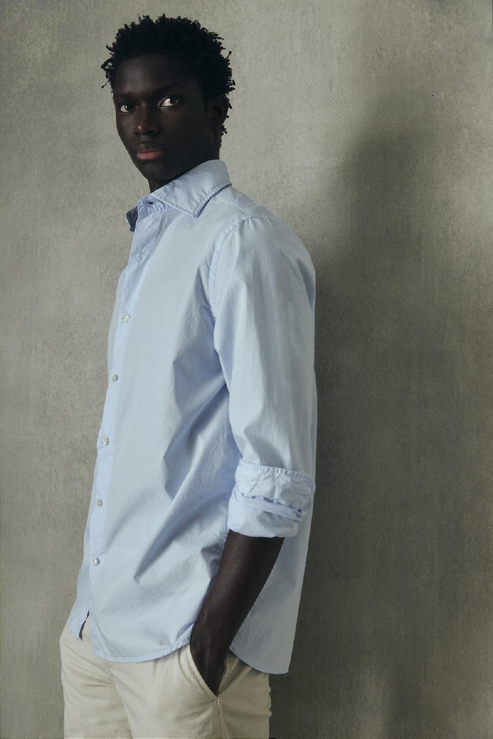 Ecoalf LIGHT BLUE ALFREDO SHIRT Descuentos del mes