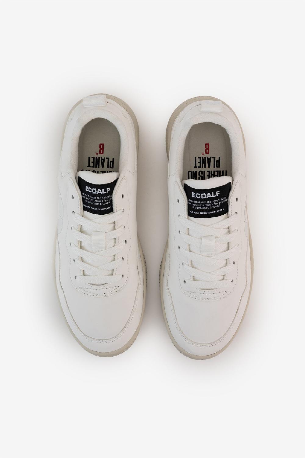 Ecoalf WHITE SYNTHETIC LEATHER ALCUDIA TRAINERS Precio ultrabajo