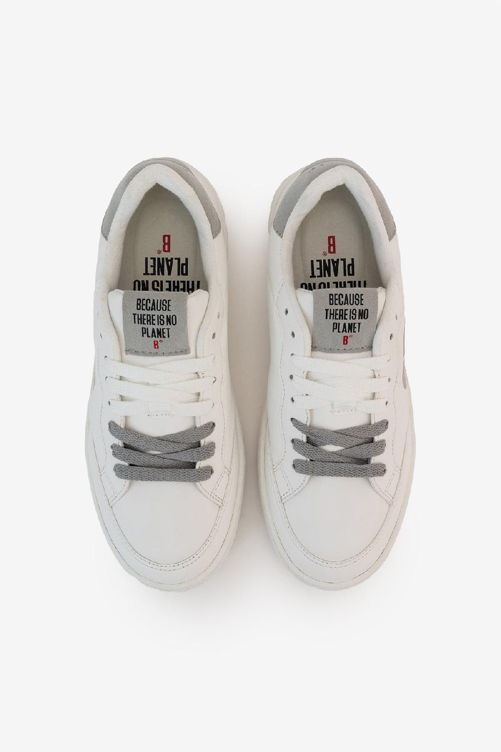 Ecoalf WHITE DEIA VEGAN LEATHER TRAINERS Venta caliente