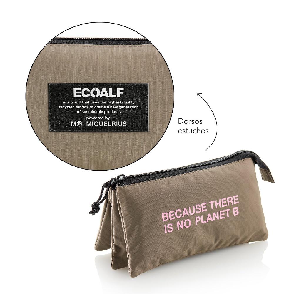 Ecoalf TOPO 3-Compartment Pencil Case Promoción trimestral