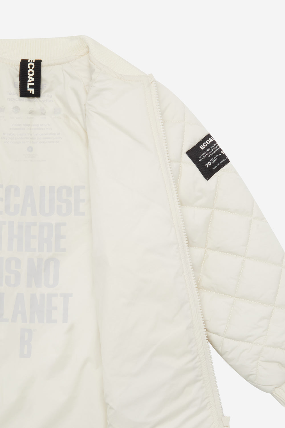 Ecoalf WHITE EOLIA JACKET Liquidación