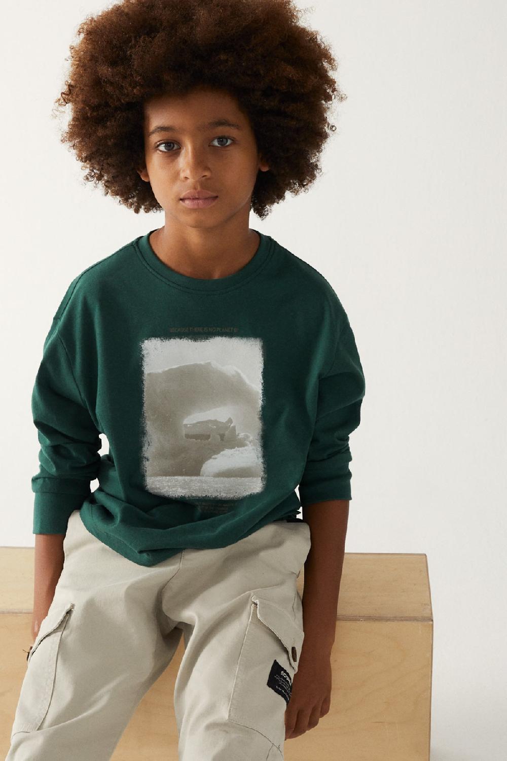 Ecoalf GREEN CREEPER LONG-SLEEVED T-SHIRT Ofertas de temporada