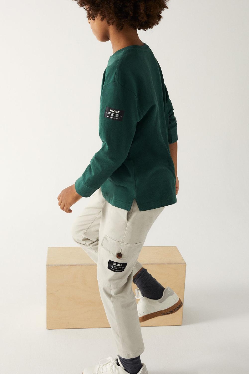 Ecoalf GREEN CREEPER LONG-SLEEVED T-SHIRT Ofertas de temporada
