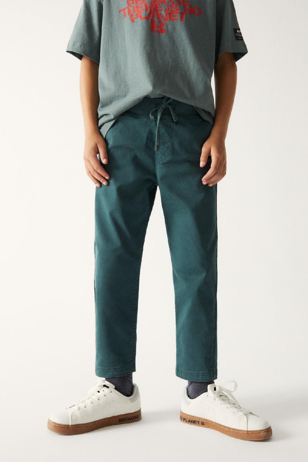 Ecoalf GREEN CHINORIB TROUSERS Rebajas de fin de temporada