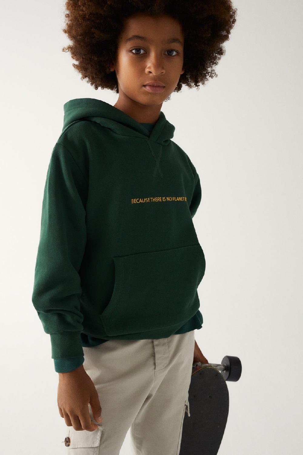 Ecoalf GREEN CARAMEL SWEATSHIRT Liquidación