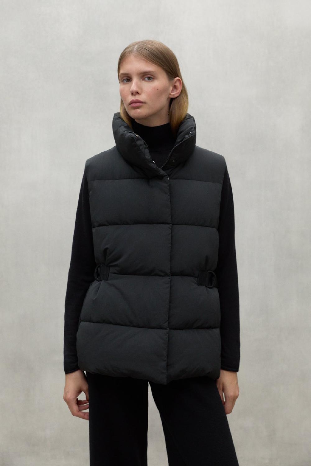Ecoalf BLACK MISEN WAISTCOAT Libre de impuestos