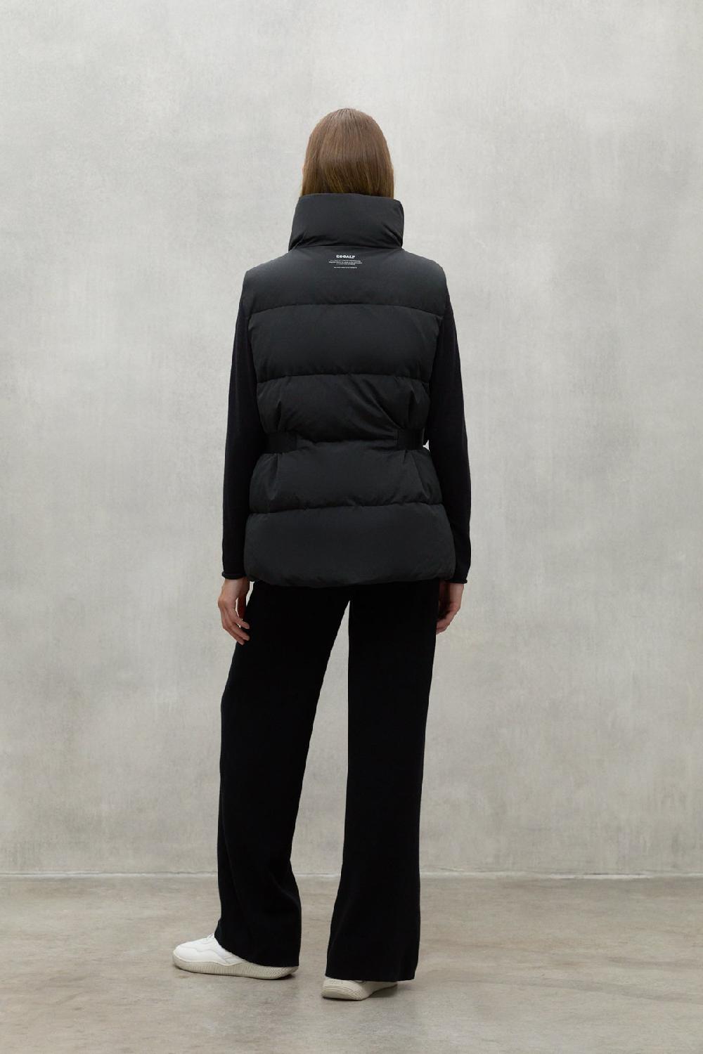 Ecoalf BLACK MISEN WAISTCOAT Libre de impuestos