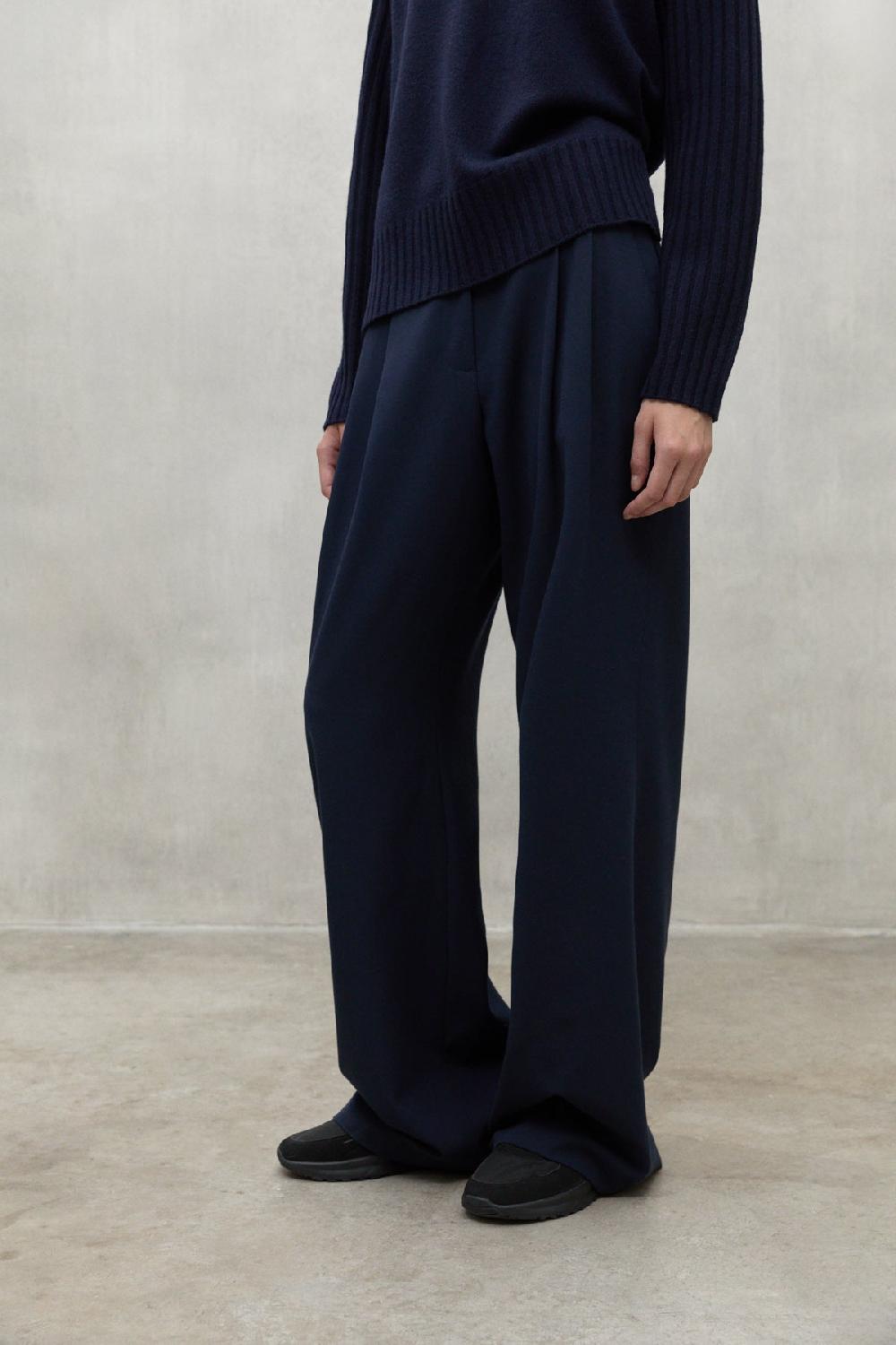 Ecoalf NAVY BLUE MIEL TROUSERS Descuentos del mes