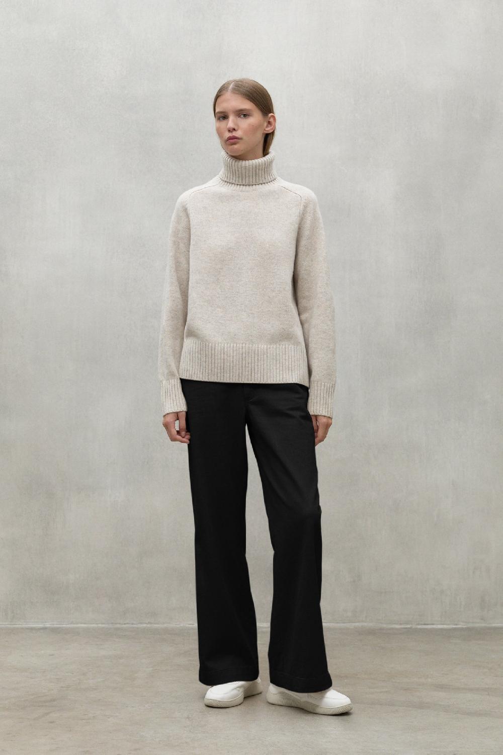 Ecoalf BLACK VALLS TROUSERS Ofertas de temporada