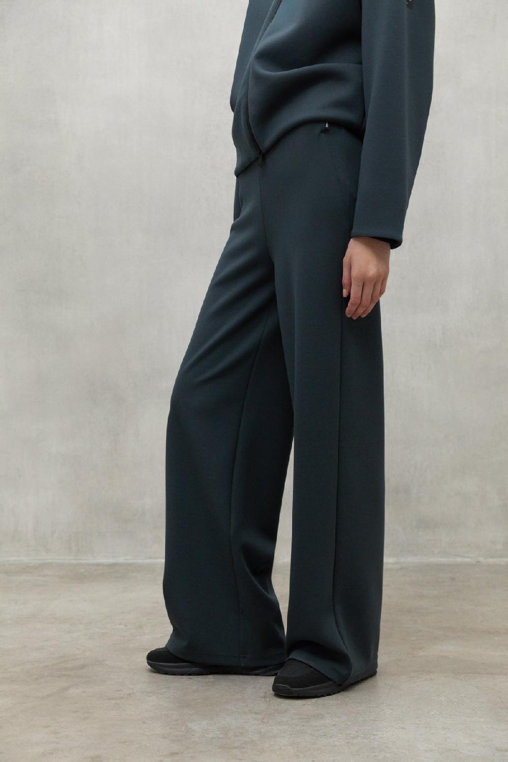 Ecoalf DARK GREEN ARDA TROUSERS Ofertas especiales