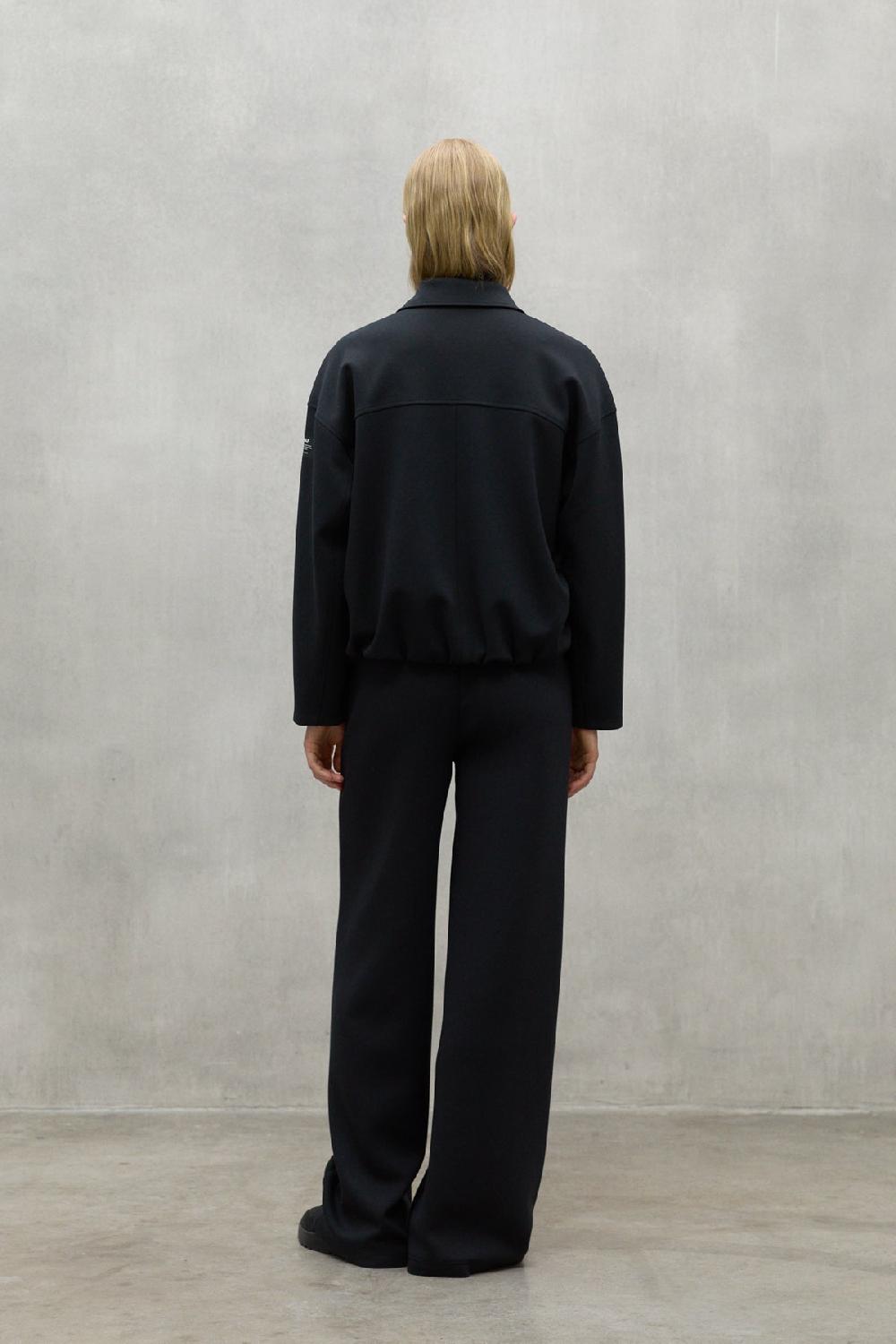 Ecoalf BLACK ARDA TROUSERS Rebajas de fin de temporada