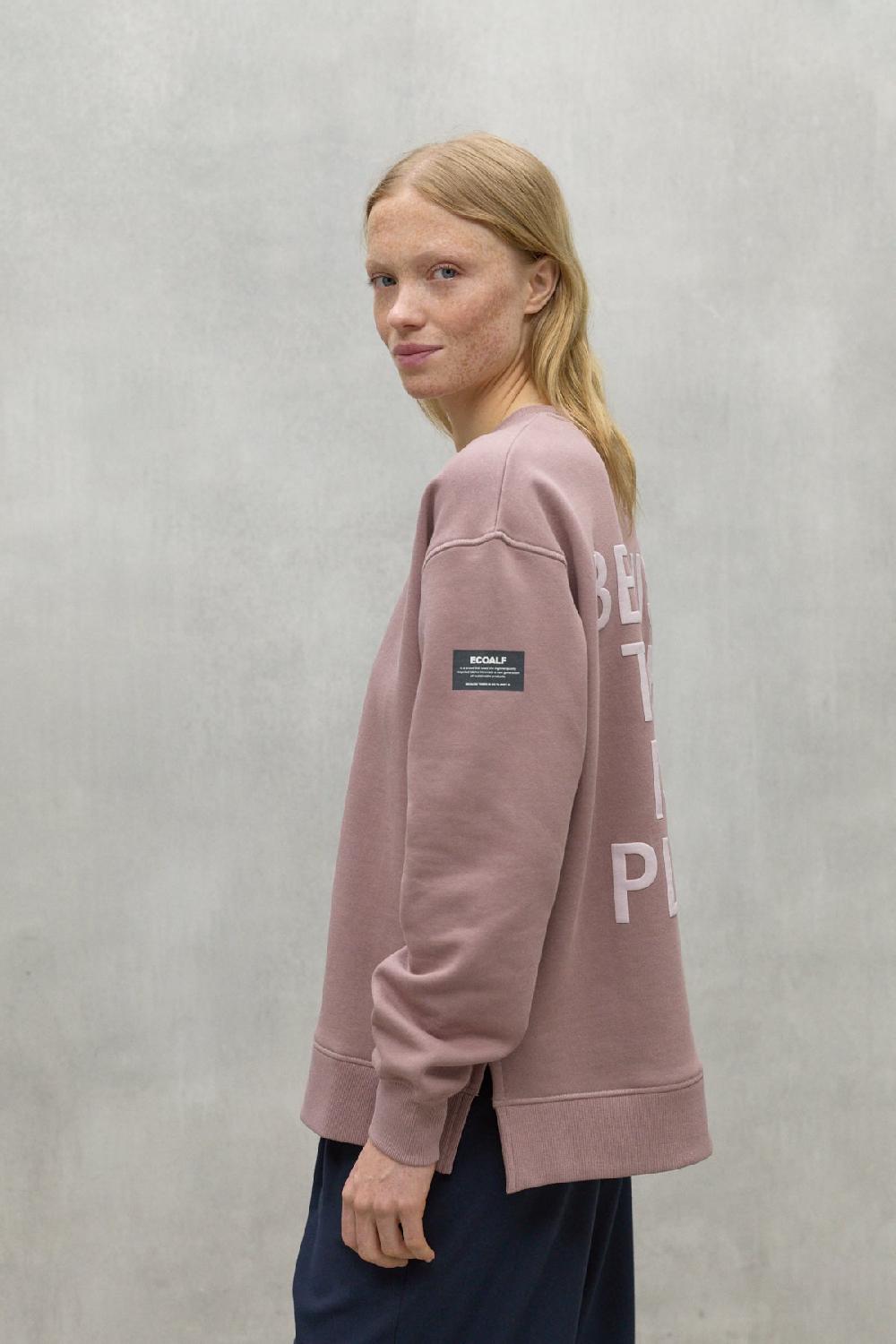 Ecoalf PINK STORM SWEATSHIRT Precio ultrabajo