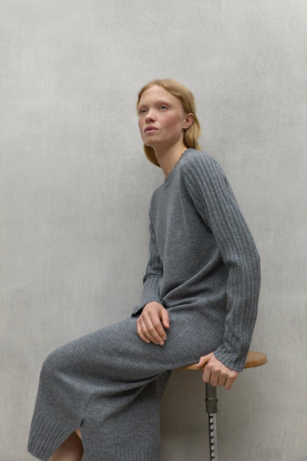 Ecoalf GREY EUCALIPTO DRESS Outlet
