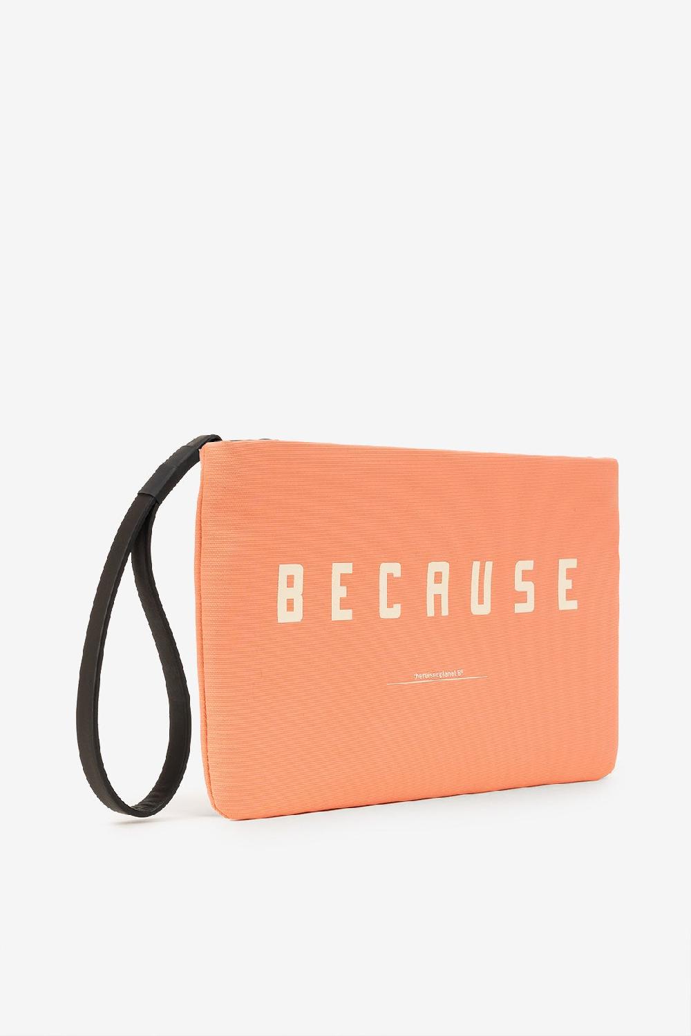 Ecoalf ORANGE LUPITA HANDBAG WITH MESSAGE Tienda