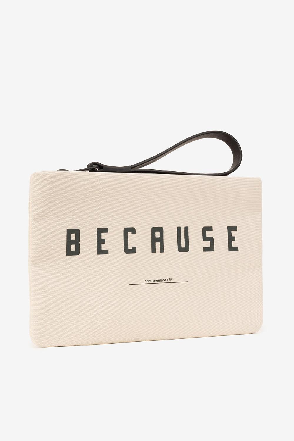 Ecoalf WHITE LUPITA HANDBAG WITH MESSAGE Rebajas top