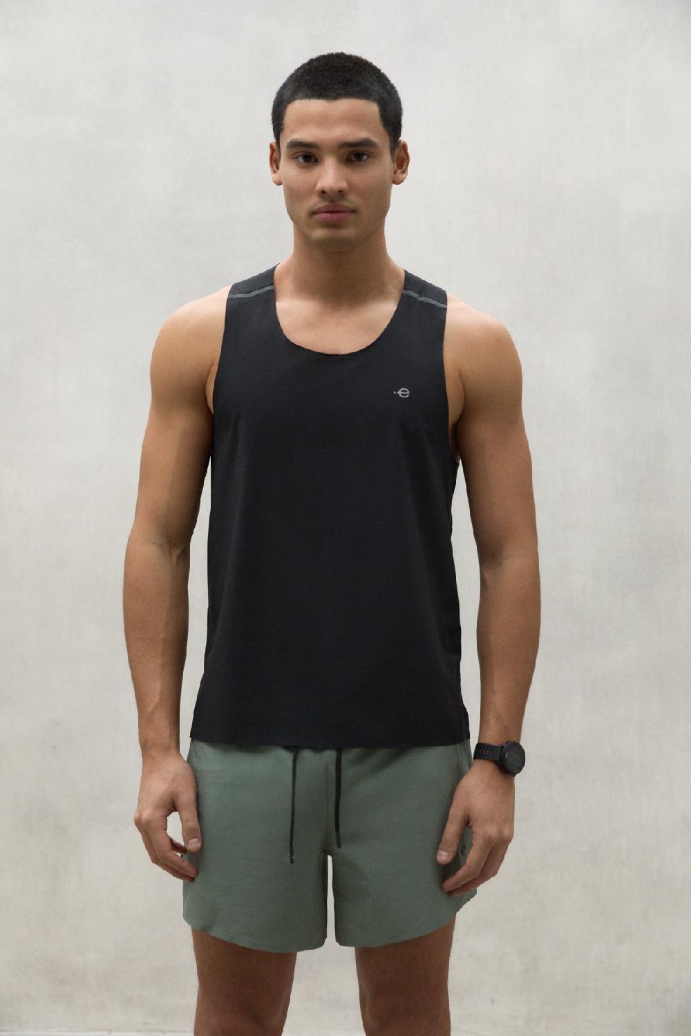 Ecoalf BOMBAY TANK TOP BLACK Liquidación