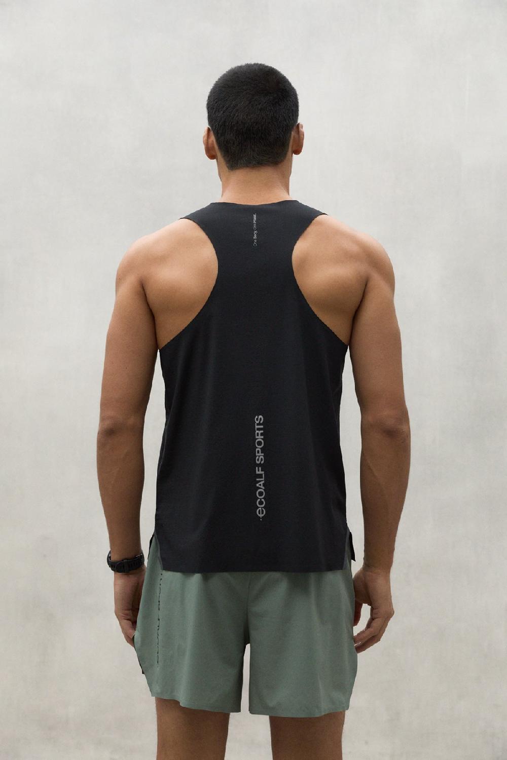 Ecoalf BOMBAY TANK TOP BLACK Liquidación