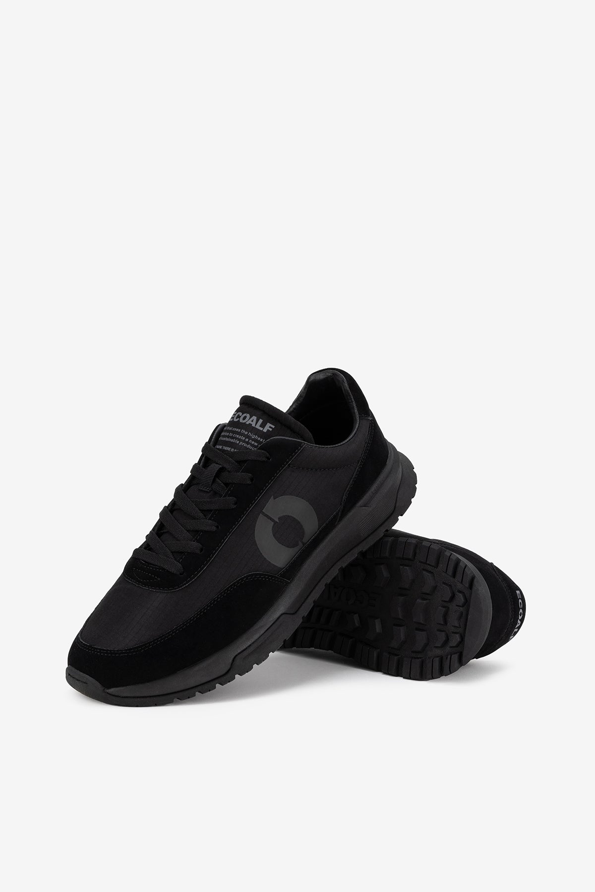 Ecoalf BLACK VENTURA TRAINERS Precio ultrabajo
