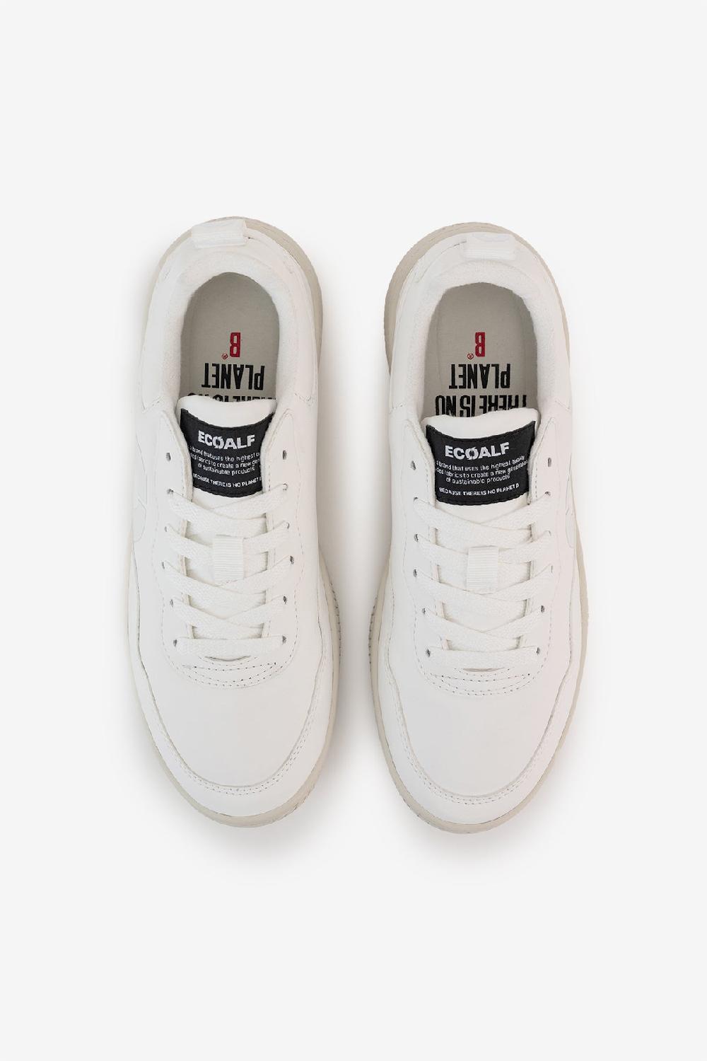 Ecoalf WHITE SYNTHETIC LEATHER ALCUDIA TRAINERS Rebajas