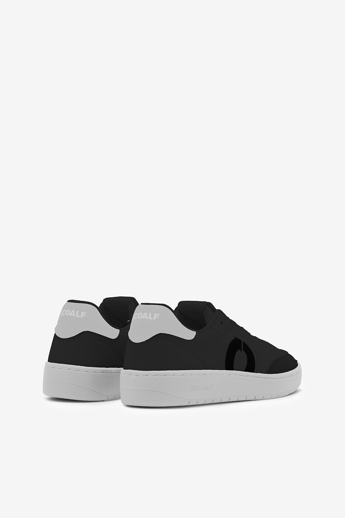 Ecoalf BLACK DEIA VEGAN LEATHER TRAINERS Ventas relámpago