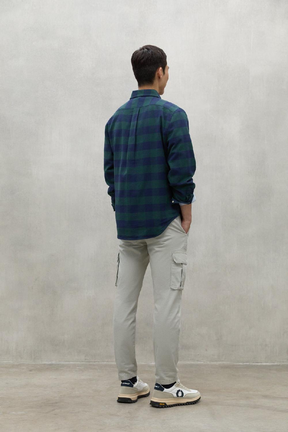Ecoalf BLUE AND GREEN GASTON SHIRT Tienda