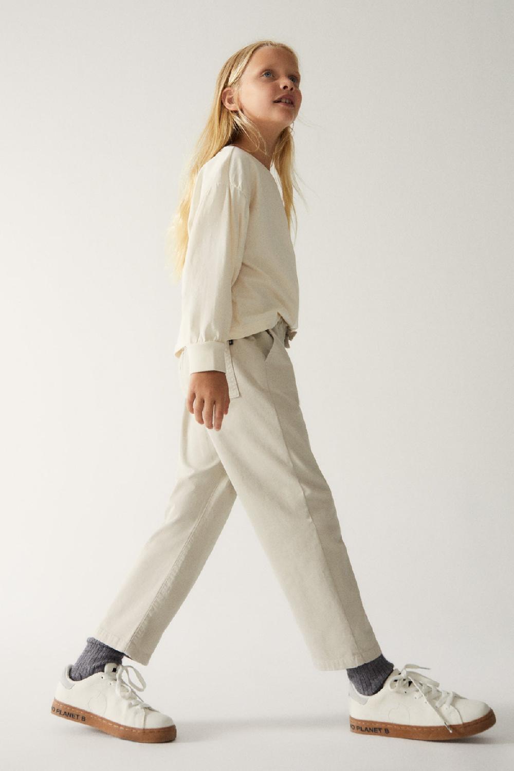 Ecoalf BROWN PURPUREA TROUSERS Precio ultrabajo