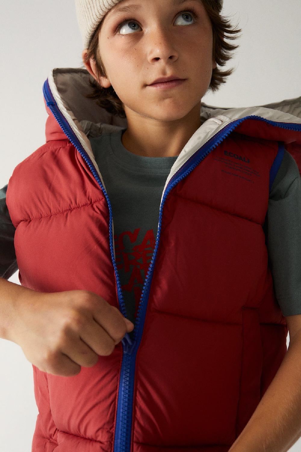 Ecoalf RED ZIPPY VEST Venta caliente