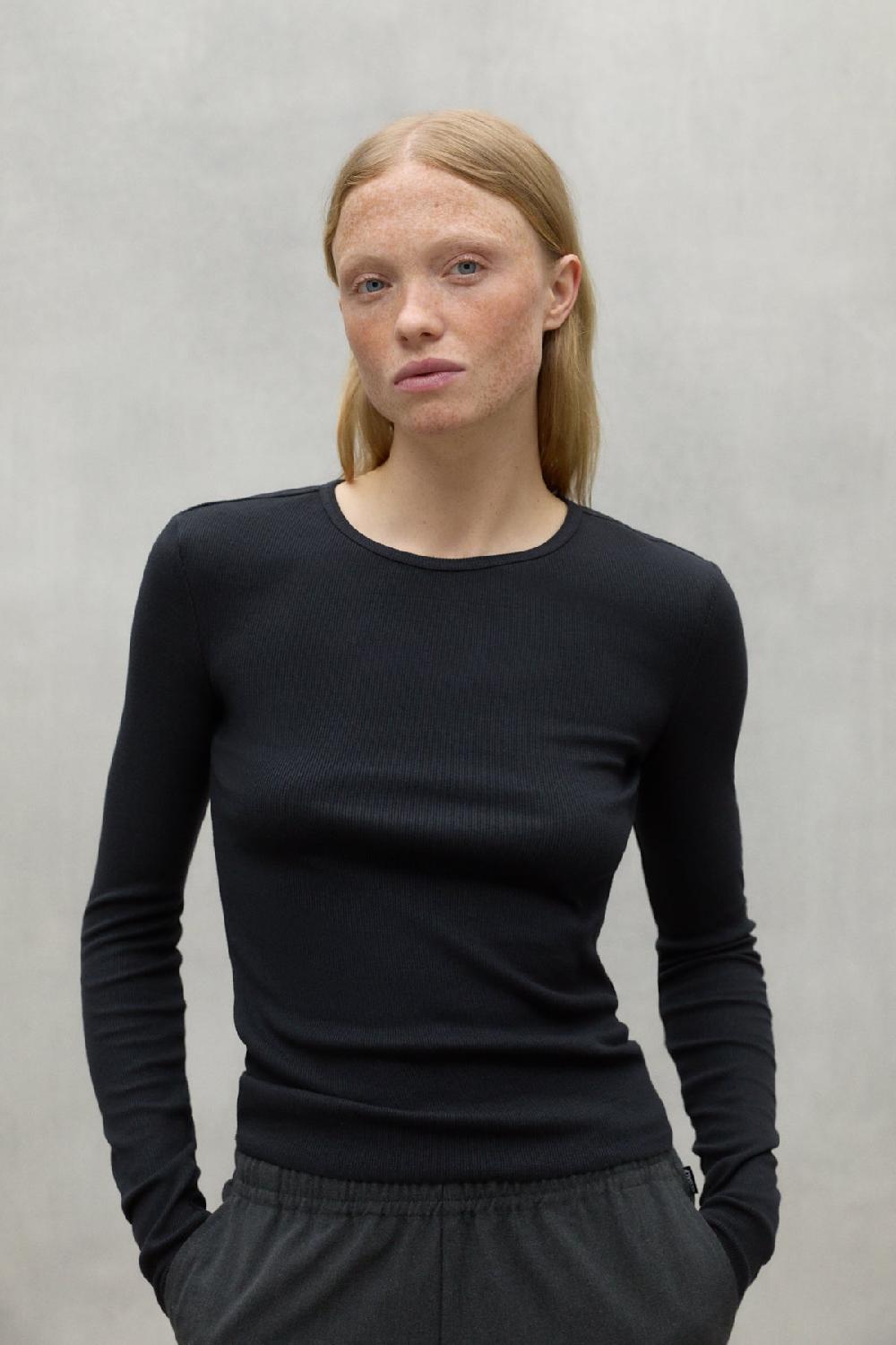 Ecoalf BLACK SINES T-SHIRT Oferta especial de fábrica