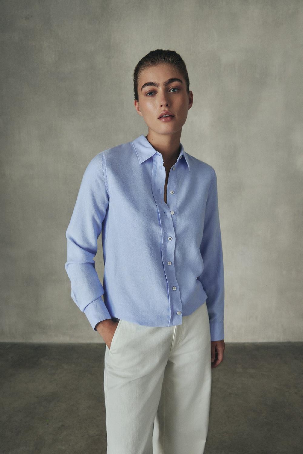 Ecoalf LIGHT BLUE TRIMA SHIRT Superdescuento