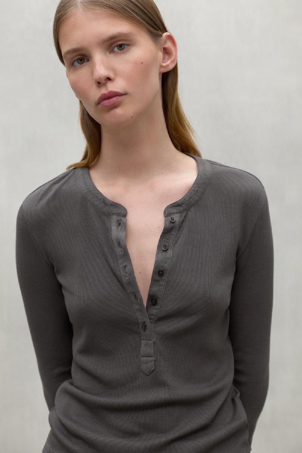Ecoalf DARK BROWN LILLE T-SHIRT Limitado a 3 días