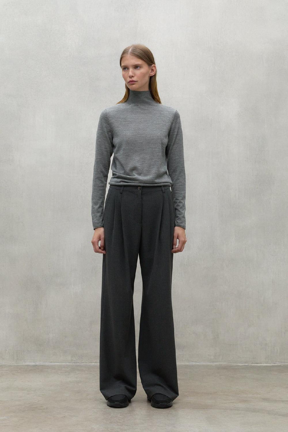 Ecoalf JUMPER COLLAR FAYA GREY Libre de impuestos