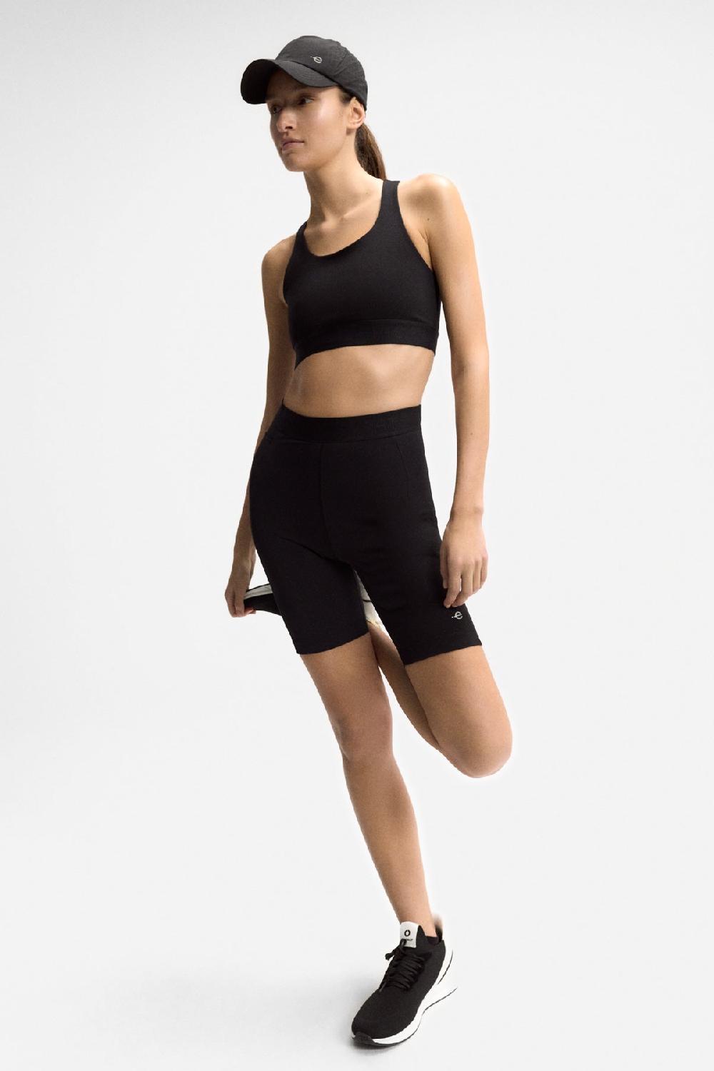 Ecoalf ROME PERFORMANCE SHORT LEGGINGS BLACK En oferta