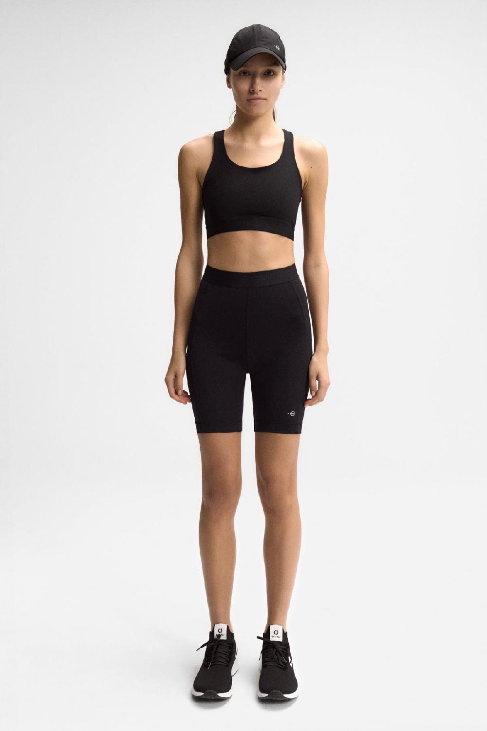 Ecoalf ROME PERFORMANCE SHORT LEGGINGS BLACK En oferta