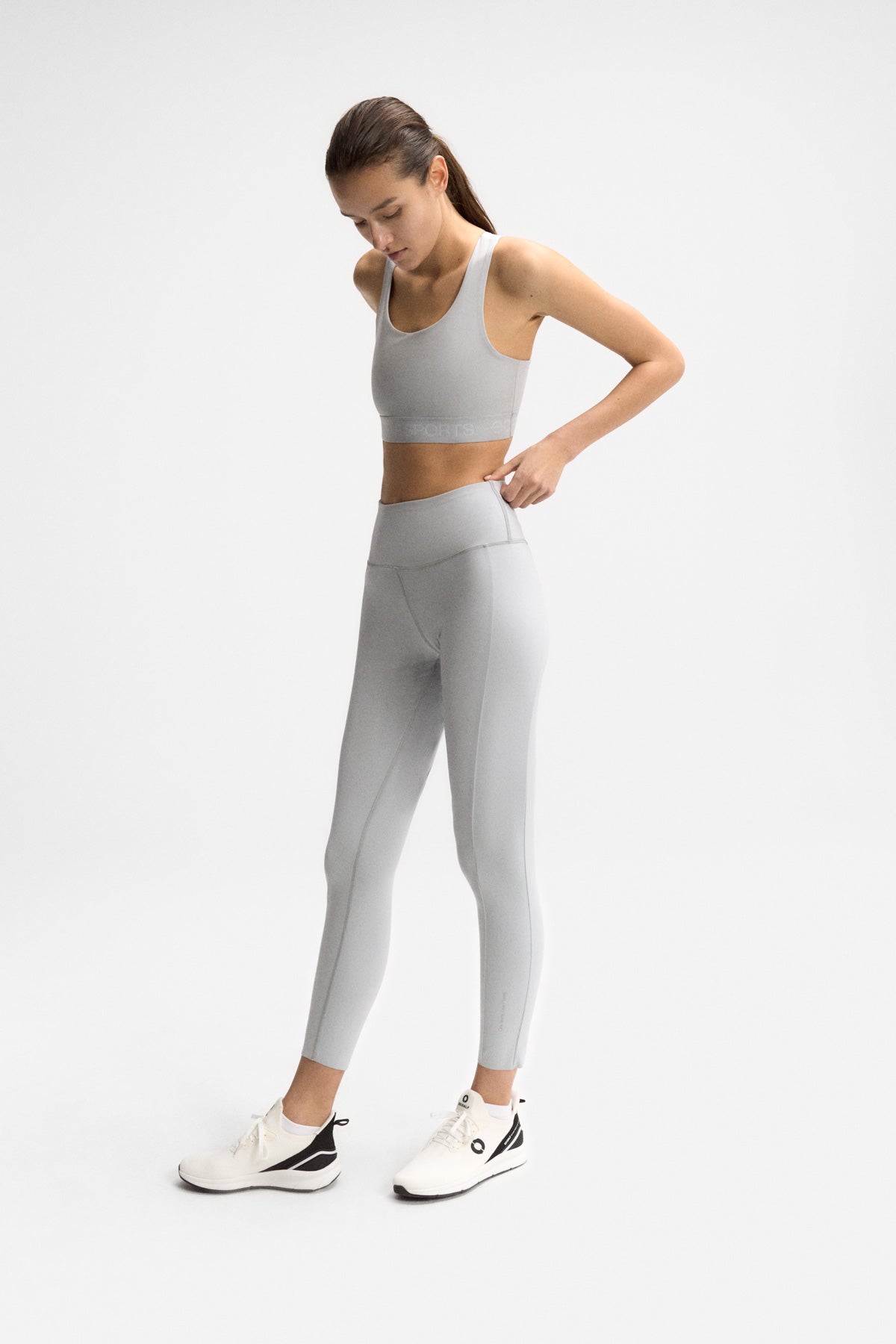 Ecoalf LISBON PERFORMANCE LEGGINGS GREY Gran oferta